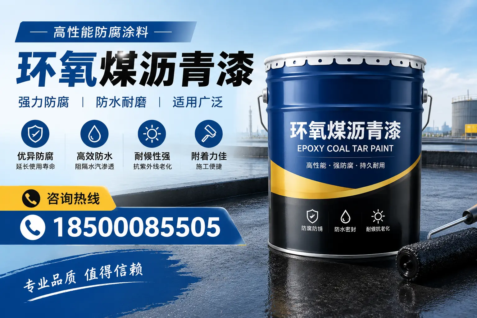 环氧煤沥青漆的主要成分与功能,屯昌用户深度了解